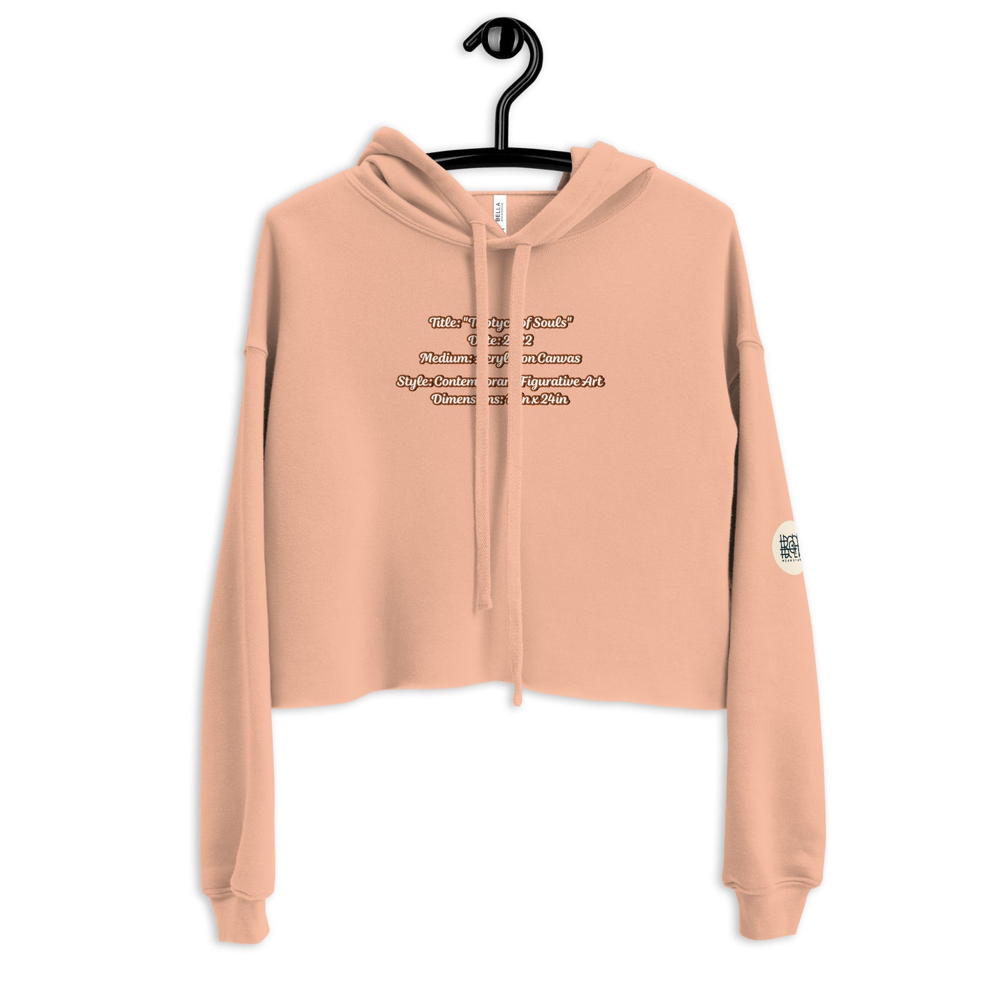 Triptych Crop Hoodie