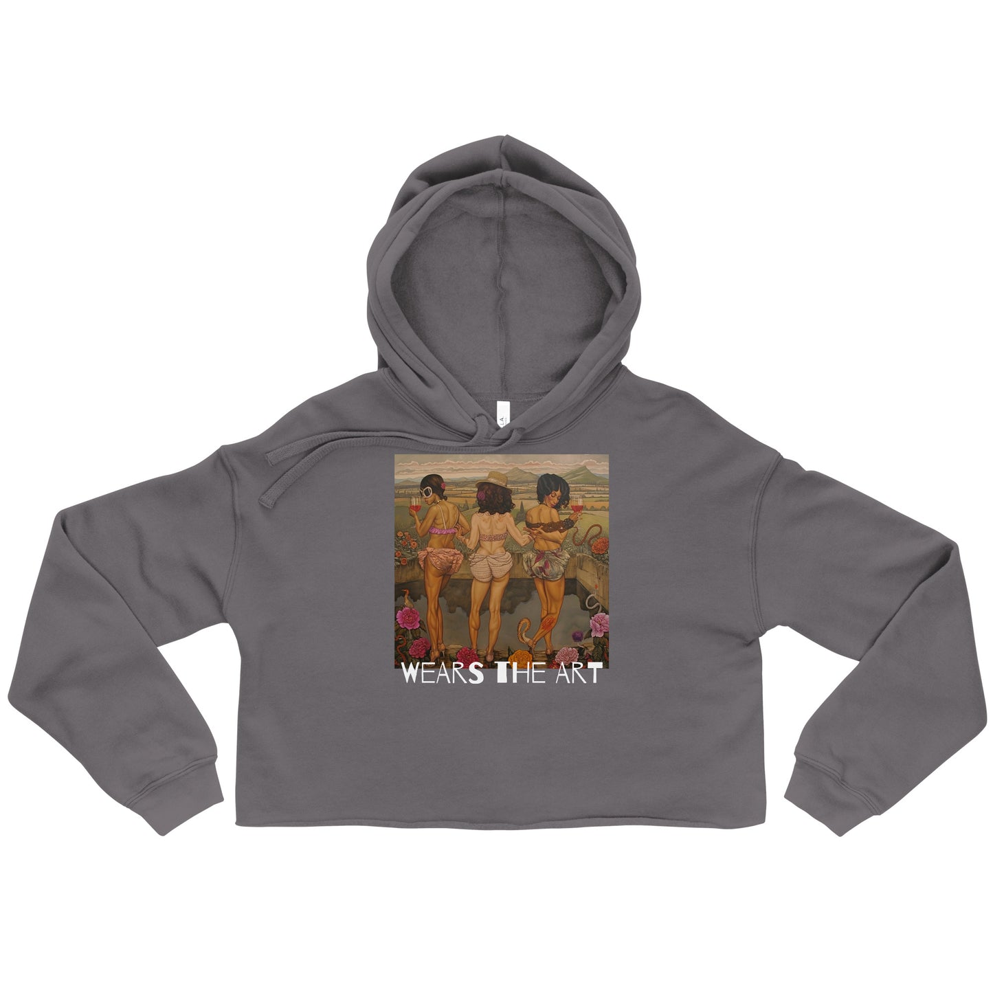 Three Moor Graces Series Edition #3 Crop Hoodie