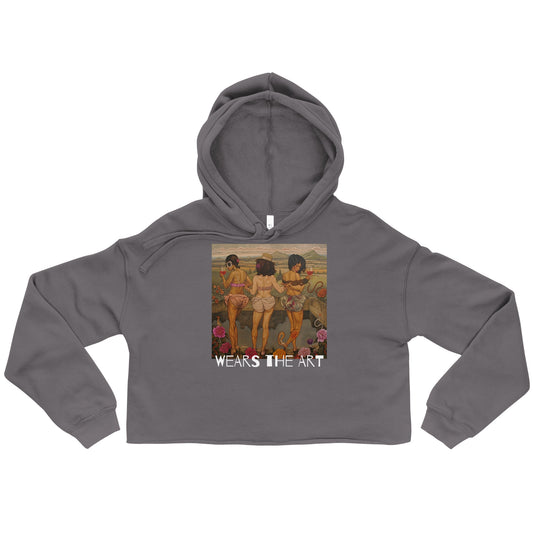 Three Moor Graces Series Edition #3 Crop Hoodie