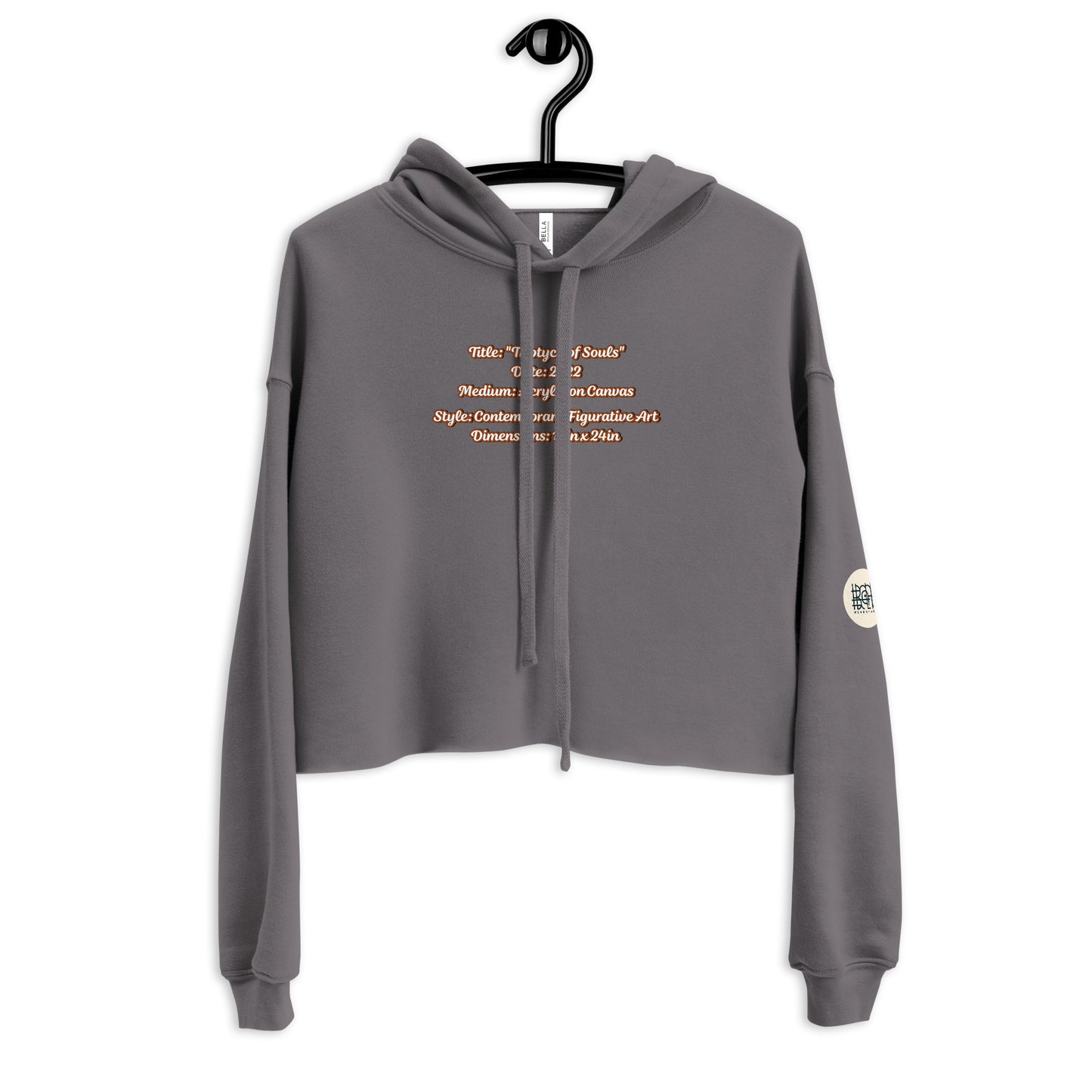 Triptych Crop Hoodie