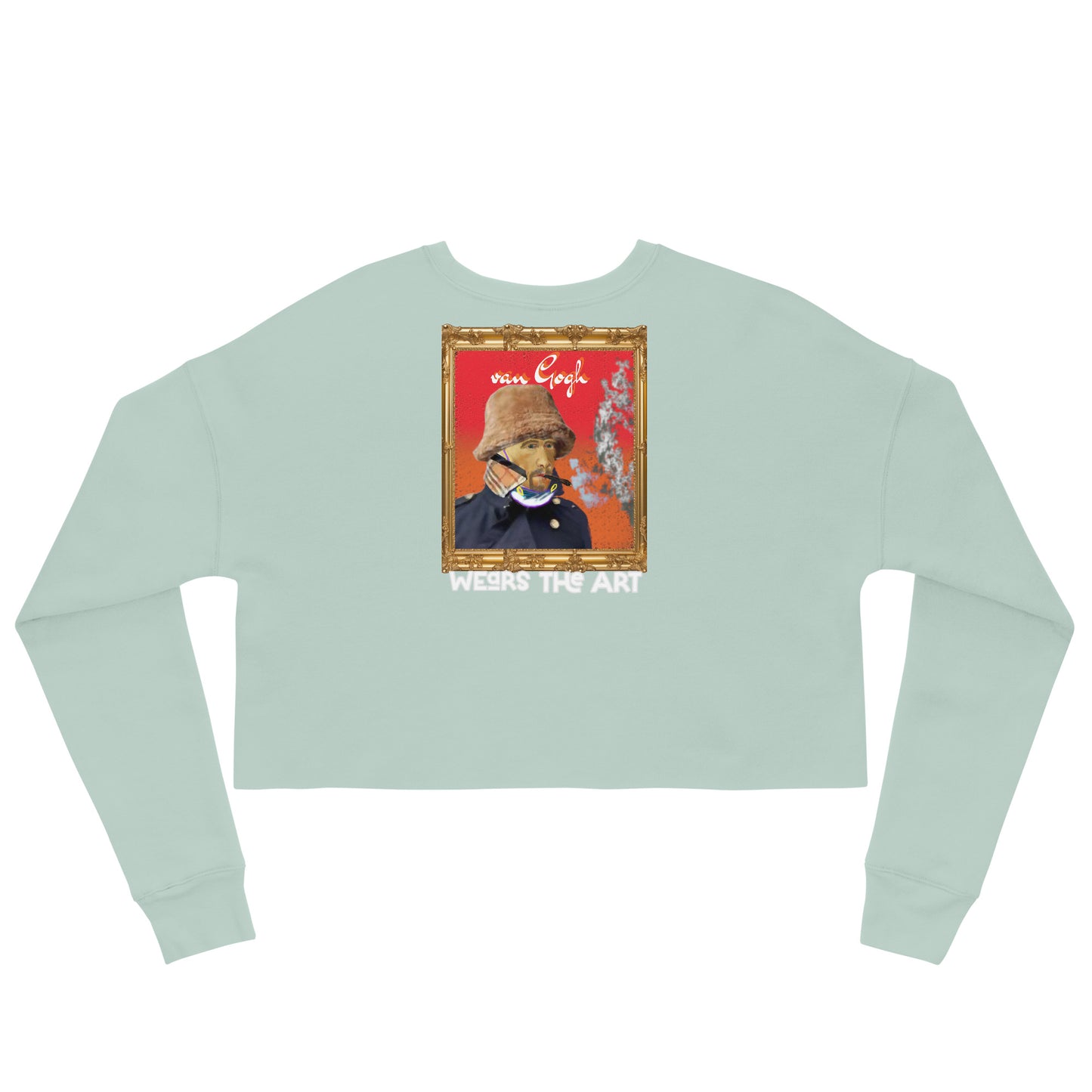 "Van Gogh" Crop Sweatshirt