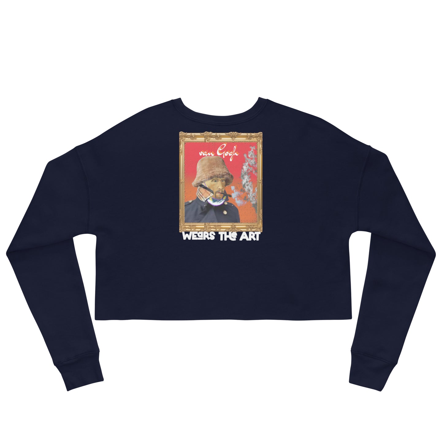 "Van Gogh" Crop Sweatshirt
